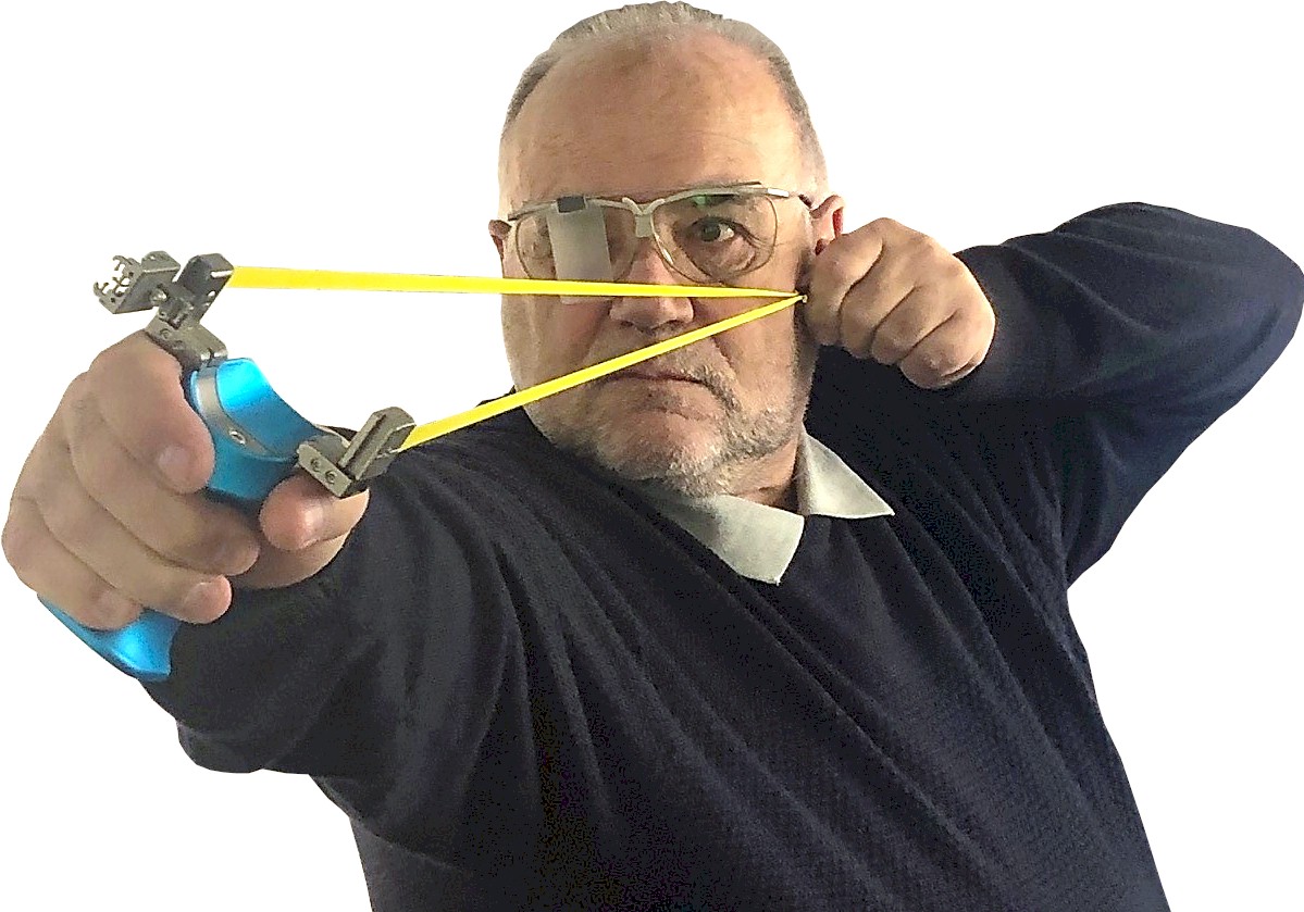 Klassische Steinschleuder Aus Kunststoff – 15 Cm, Für Spaß & Spiel (Achtung: Nur Unter Aufsicht!)